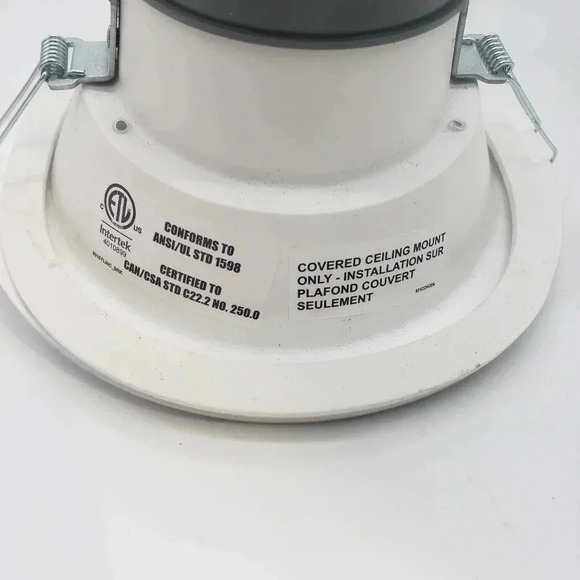 6 in. Recessed Downlight Kit with Integrated LED Dimmable ENERGY STAR Nickel - Picture 7 of 10